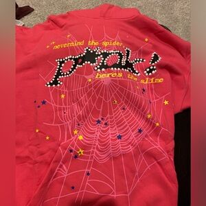 Pink Spider Hoodie - Medium